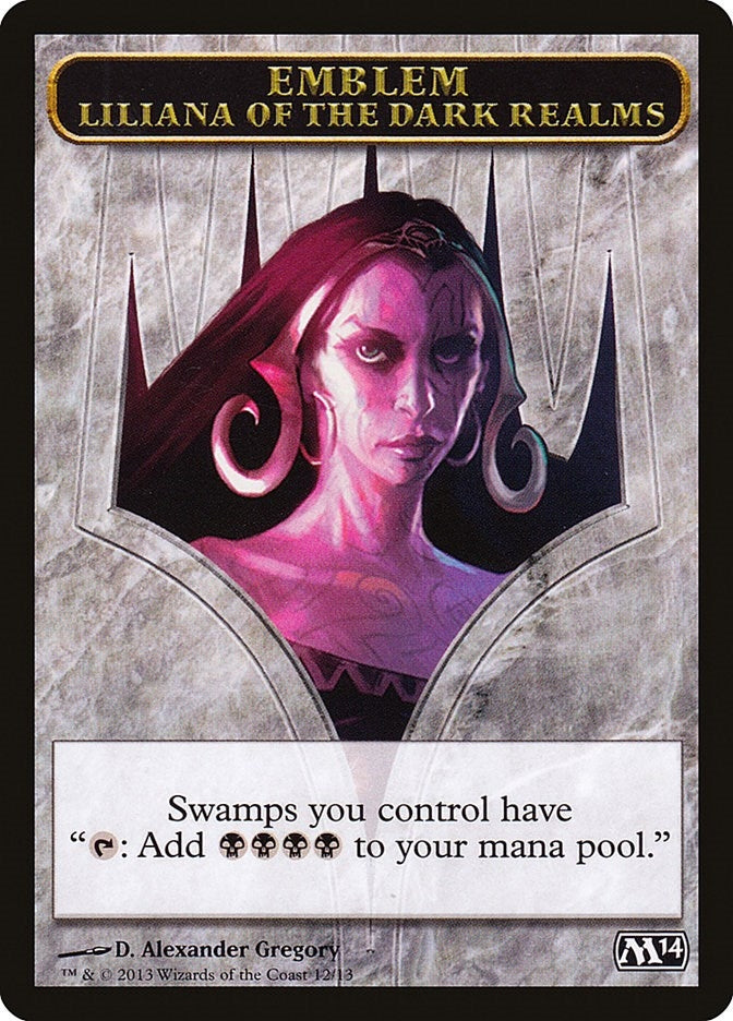 Emblem Liliana of the Dark Realms (12) [M14]
