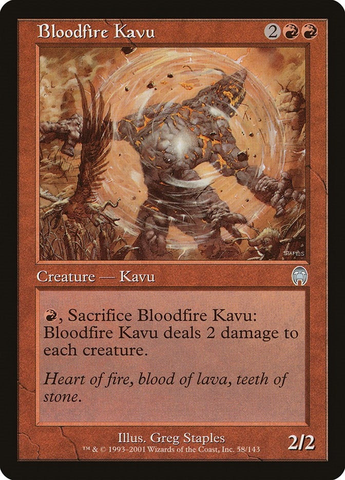 Bloodfire Kavu (58) [APC]