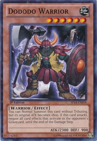 Dododo Warrior Starfoil (SP14-EN018)