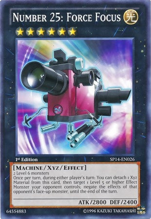 Number 25 Force Focus Starfoil (SP14-EN026)