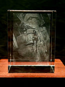 Assassinorum Kingmaker Crystal Engraving – Warhammer 40K Laser Crystal Display