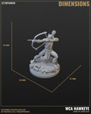 WCA Hawkeye - Marvel MCP-Compatible Resin Miniature