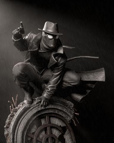 Spider Man Noir Resin Statue - view 1