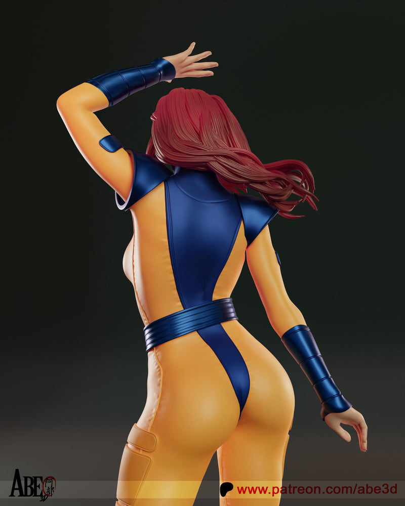 Jean Grey Resin Statue - view 4