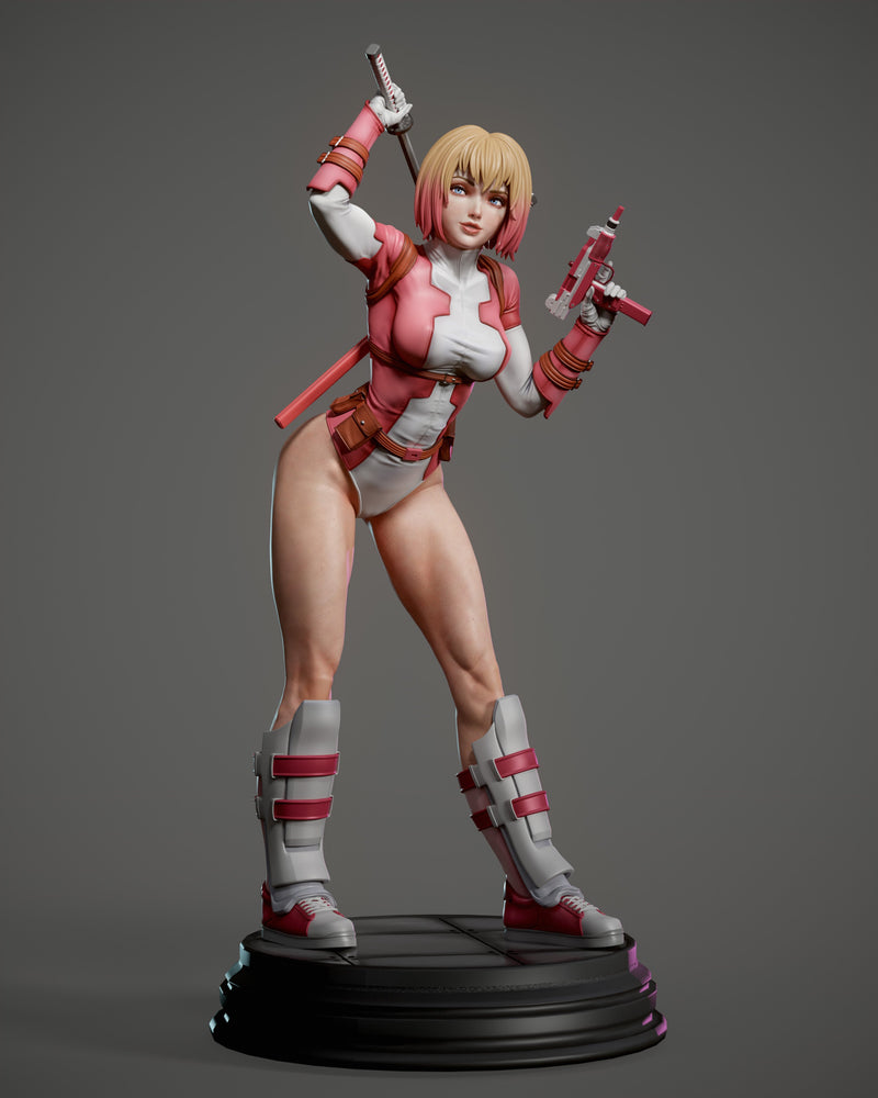 Gwenpool Resin Statue - view 5