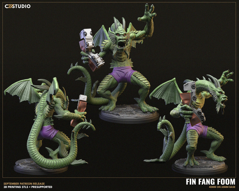 Fin Fang Foom - Marvel MCP-Compatible Resin Miniature