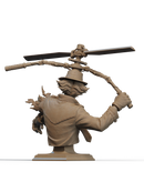 Inspector Gadget Resin Bust - view 4