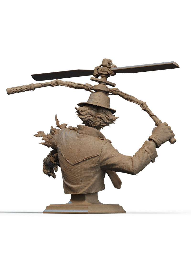 Inspector Gadget Resin Bust - view 4
