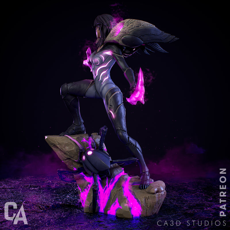 Kai'Sa Resin Statue - view 4