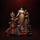 Lady Dimitrescu Resin Statue - view 2