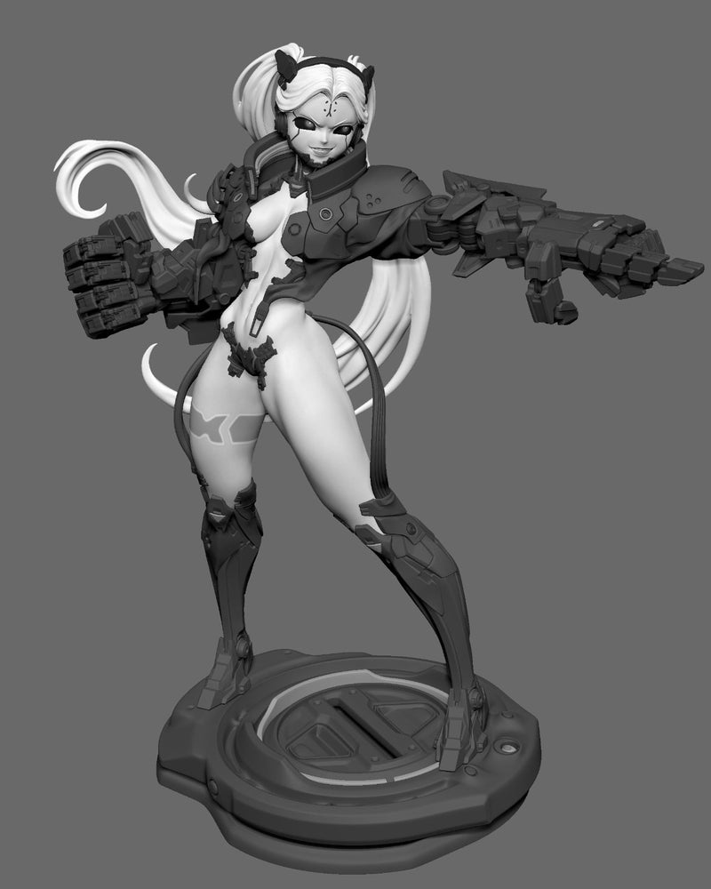 Rebecca Smasher Resin Statue - view 6