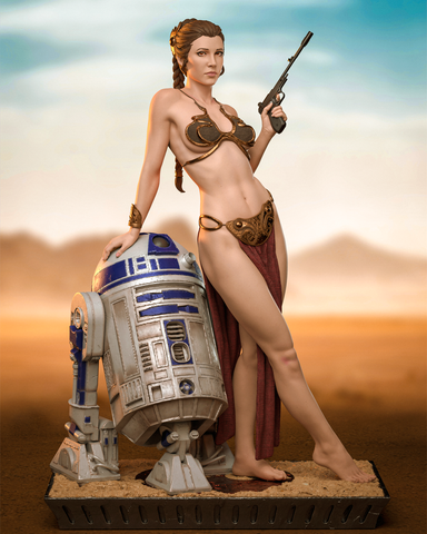 Princess Leia Resin Statue - view 1