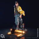 David Martinez Resin Statue - view 3