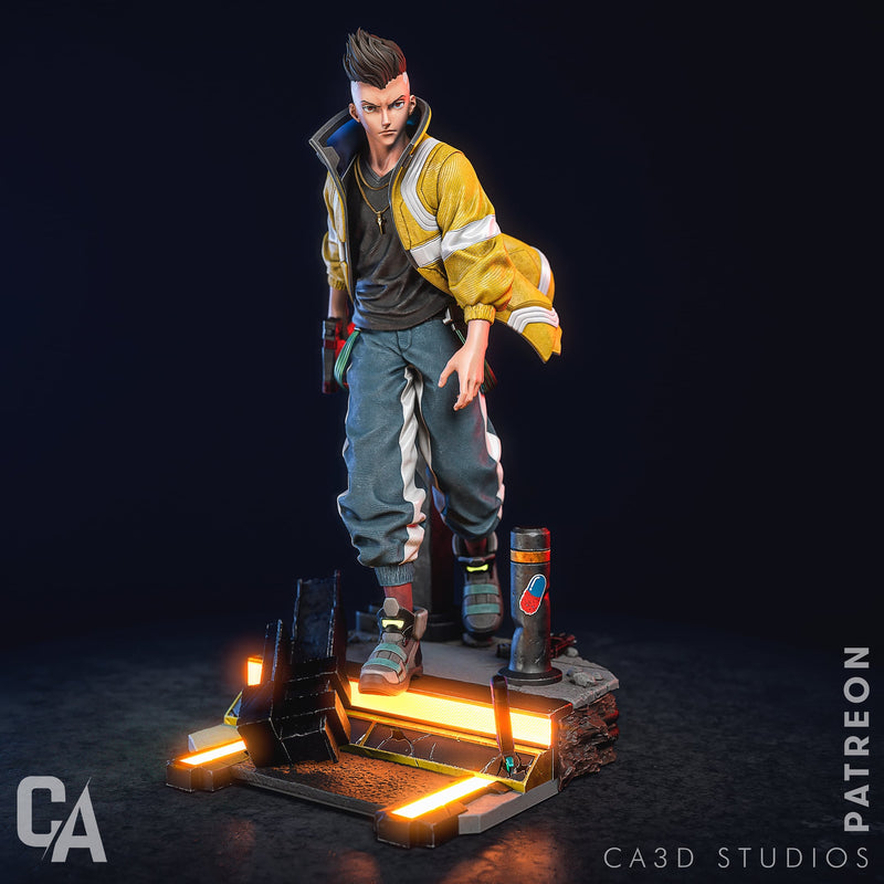 David Martinez Resin Statue - view 3