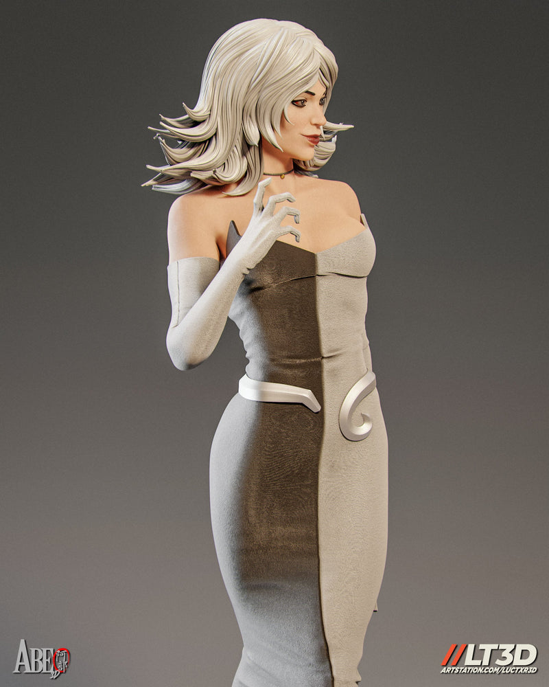 Black Cat Hellfire Gala Resin Statue - view 7