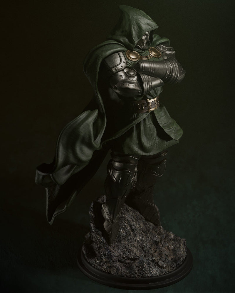 Dr Doom Resin Statue - view 4