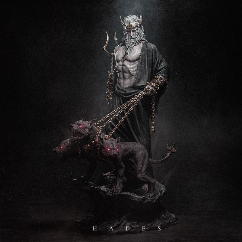 Hades Resin Statue - view 3