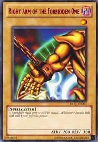 Right Arm of the Forbidden One Red (DL11-EN004)