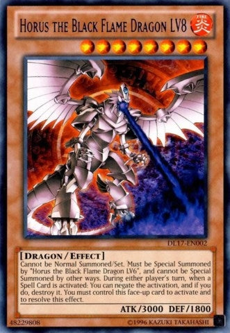 Horus the Black Flame Dragon LV8 Purple (DL17-EN002)