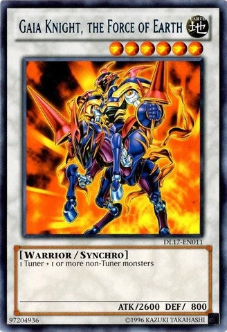 Gaia Knight the Force of Earth Blue (DL17-EN011)