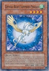 Crystal Beast Sapphire Pegasus (DTP1-EN028) [DTP1]