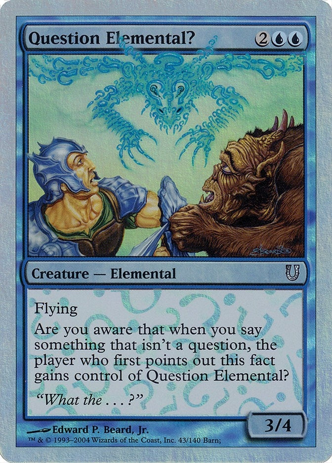 Question Elemental Alternate Foil (43) [UNH]