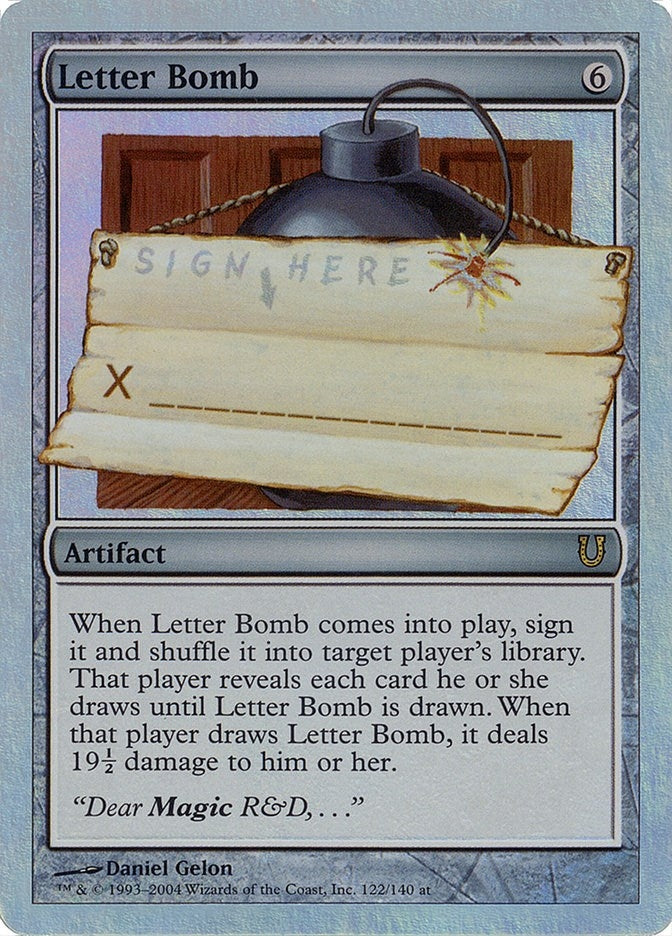 Letter Bomb Alternate Foil (122) [UNH]