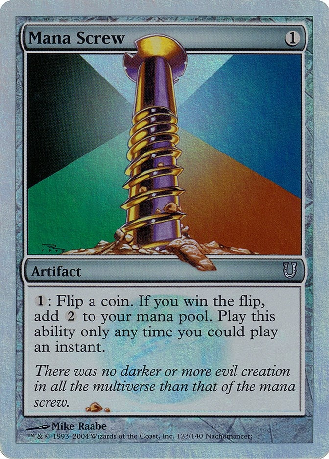 Mana Screw Alternate Foil (123) [UNH]