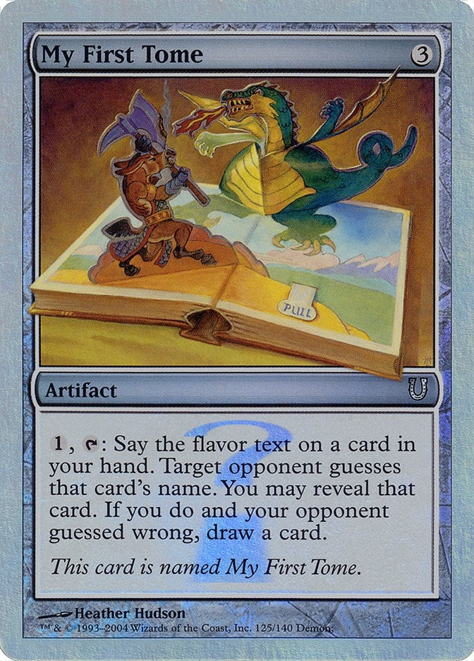 My First Tome Alternate Foil (125) [UNH]