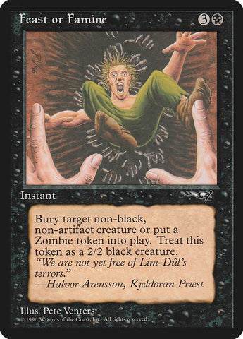 Feast or Famine (Face Pressed) [Alliances]
