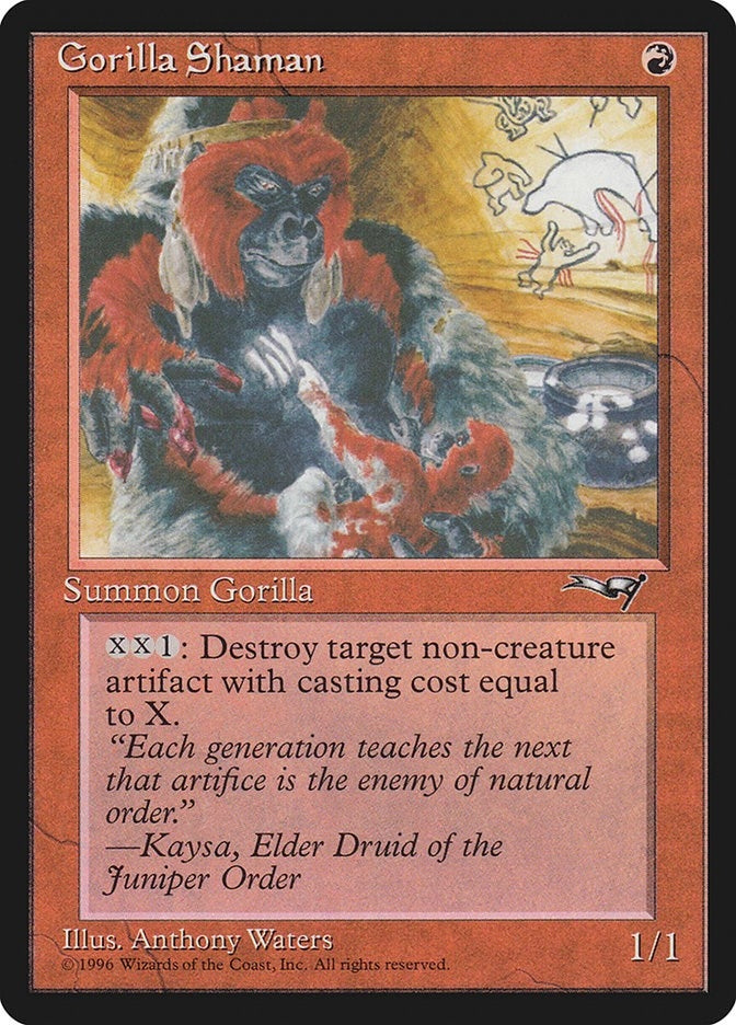 Gorilla Shaman (Skulls in Background) [Alliances]
