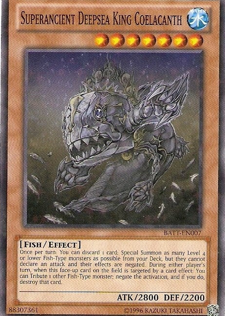Superancient Deepsea King Coelacanth Starfoil (BATT-EN007) [BATT]