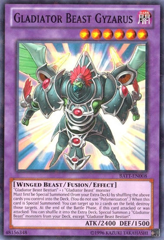 Gladiator Beast Gyzarus Starfoil (BATT-EN008) [BATT]