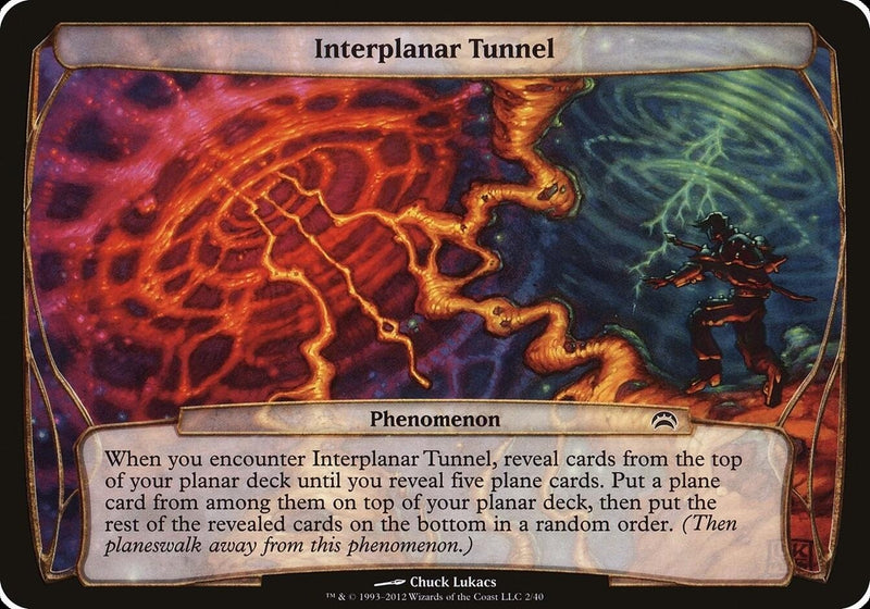 Interplanar Tunnel Planechase 2012 (2) [OVER]