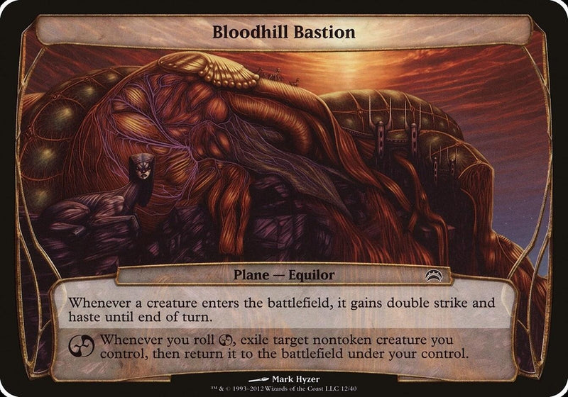 Bloodhill Bastion Planechase 2012 (12) [OVER]