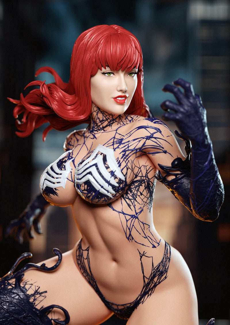 Mary Jane Venomized Resin Statue - view 5