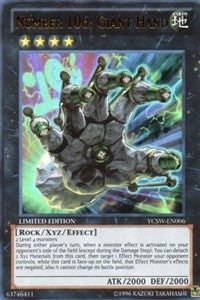 Number 106 Giant Hand Ultra Rare (YCSW-EN006)