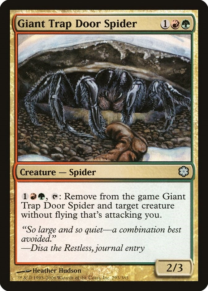 Giant Trap Door Spider (293) [CTD]