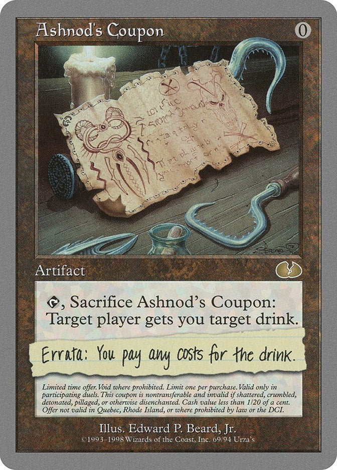 Ashnods Coupon (69) [UGL]