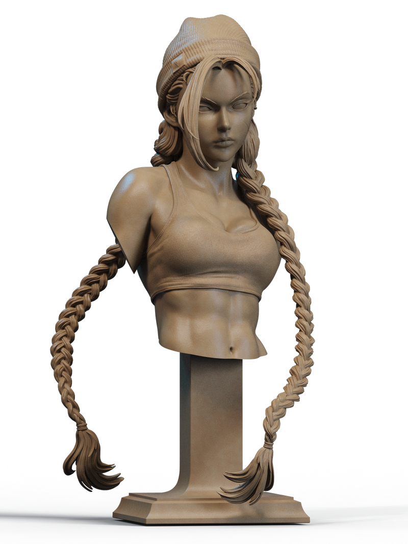 StreetWear Cammy Resin Bust - view 2