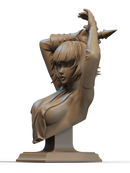 Soi Fon Resin Bust - view 2