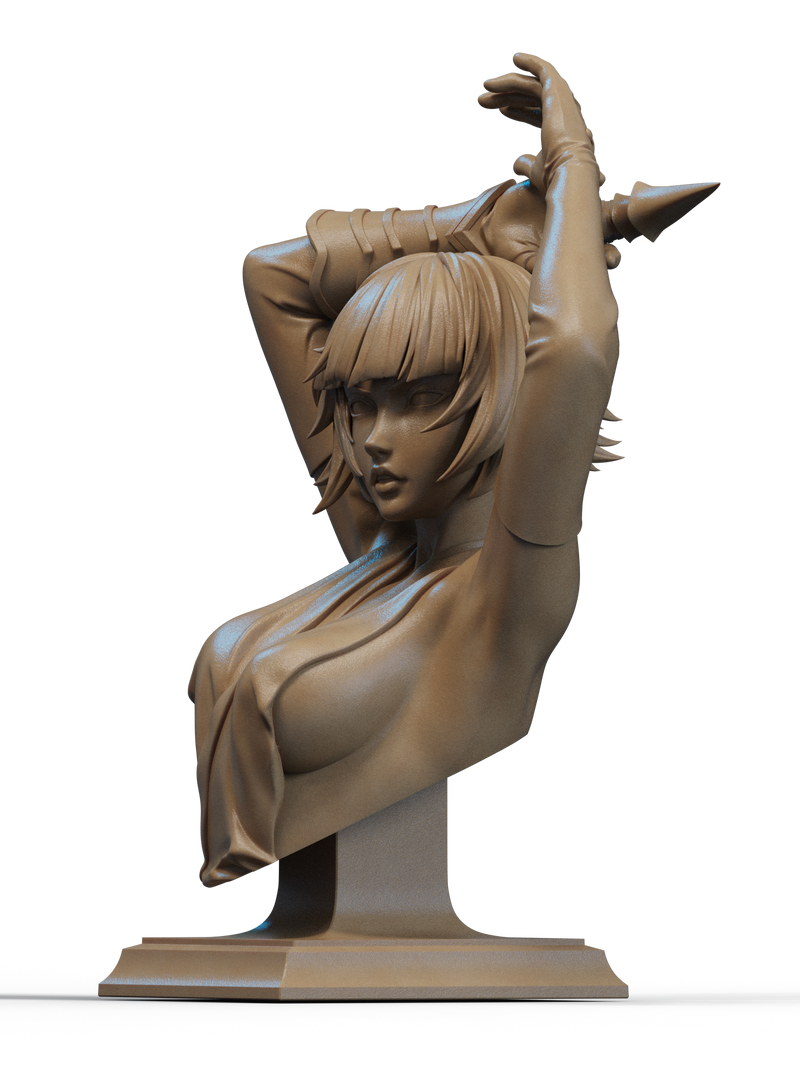 Soi Fon Resin Bust - view 2