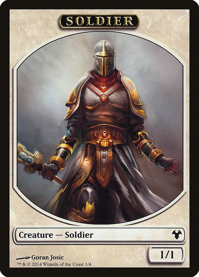 Soldier Spirit Double Sided Token (1 // 2) [MD1]