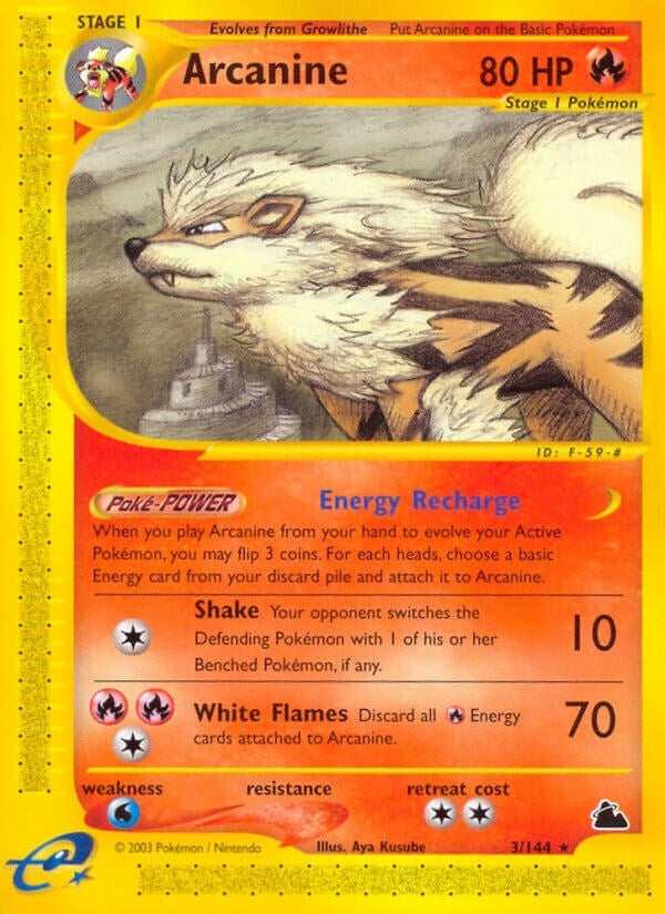 Arcanine 3 (003/144) [SK]