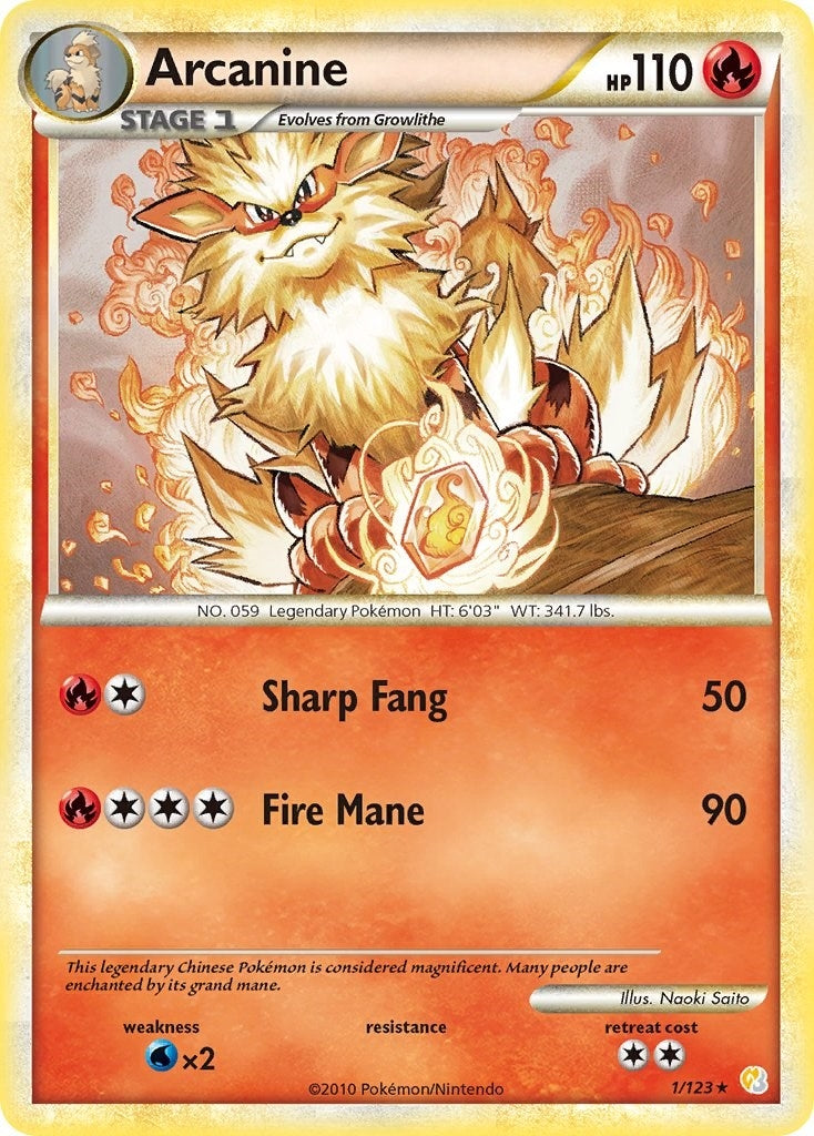 Arcanine (1/123) [HS]