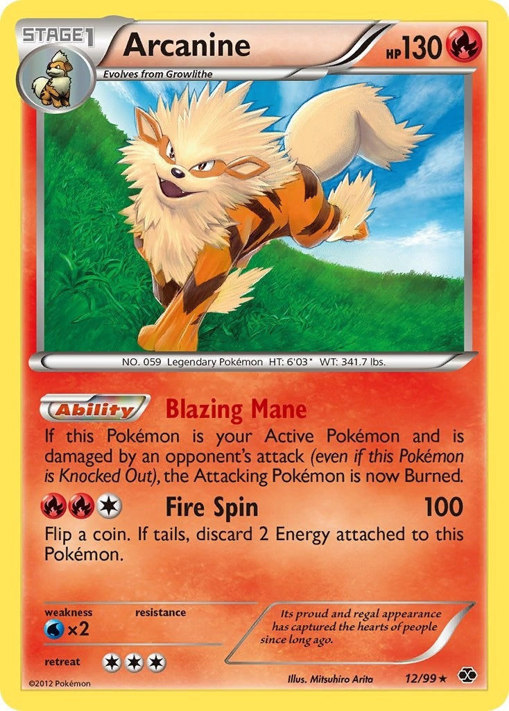 Arcanine 12 (12/99) [NXD]