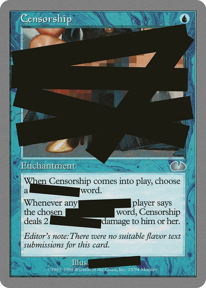Censorship (15) [UGL]
