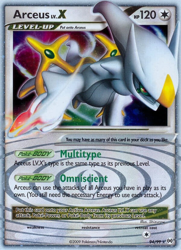 Arceus LvX 94 (94/99) [AR]