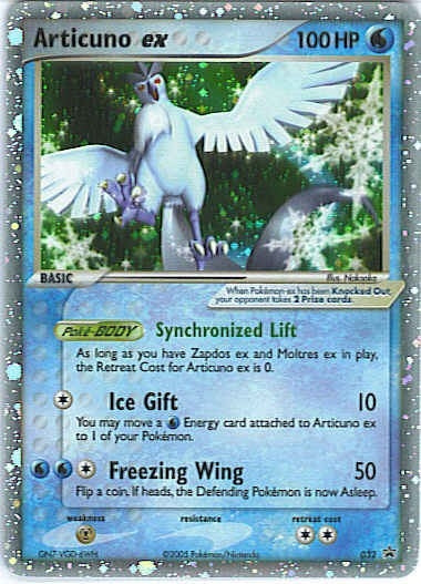 Articuno ex 032 EX Collectors Window Tins (032) [PR]