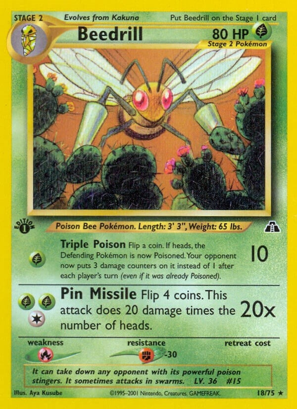 Beedrill (18/75) (Neo Discovery)